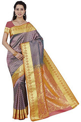 RR Women's Resham Silk Powerloom Saree (RR-BBB001-MAGENTA)