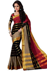 Trendz Women's cotton Silk Saree(TZ_Kashish_Red)
