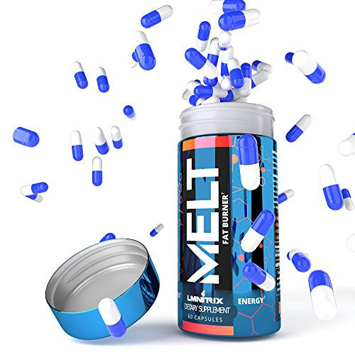 MELT - Best Thermogenic Fat Burner For Men & Women - Appetite Suppressant Pills for Fast Weight Loss - Real Results Guaranteed - 60 caps
