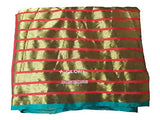 Glory Sarees Women's Poly Cotton Ethnic Wear Saree (jari108_red)