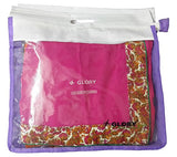 Glory Sarees Women's Georgette Saree (vn18_pink and orange)