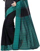 E-Vastram Women's Raw Silk Saree(MSATG_Green)