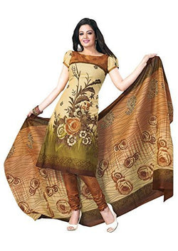 Angelfab Women's Cotton Salwar Suit Dress Material (ABS808__Multi-Coloured_Free Size)