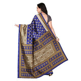 Trendz Bhagalpuri Cotton Silk Saree(TZ_Kasturi_Blue)