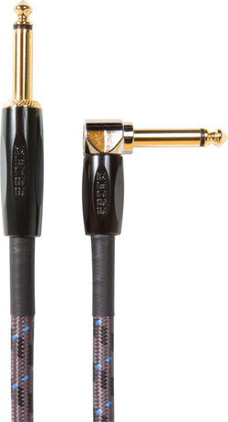 BOSS 15-foot (4.5m) Instrument Cable, Straight/Angle ¼