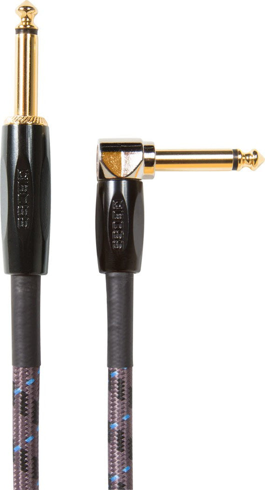 BOSS 15-foot (4.5m) Instrument Cable, Straight/Angle ¼