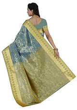 RR Women's Resham Silk Powerloom Saree (RR-BBB003-SKYBLUE)