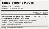NatureWise Green Coffee Bean Extract with Antioxidants, All Natural Weight Loss Supplement, Helps Maintain Normal Blood Sugar Levels, Non-GMO, 800mg, 60 count