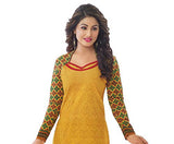 Angelfab Women's Cotton Dress Material (PR517_yellow)