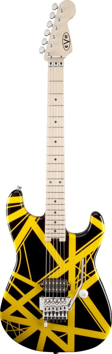 EVH Striped Series - Black with Yellow Stripes