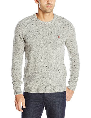Original Penguin Men's Donegal Jersey C, Pearl Blue, Medium