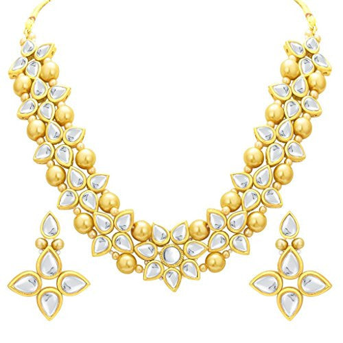 Sukkhi Exotic Gold Plated Kundan Necklace Set For Women