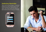 DZ09 Bluetooth Smart Watch with Camera for Iphone and Android Smartphones Samsung Sony LG (golden)
