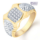Sukkhi Modish Gold Plated CZ Set of 3 Gents Ring Combo For Men