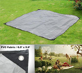 Eurmax No Matter 10x10 Canopy Ez Pop Up Tent Portable Party Shelter With Roller Carry Bag Bonus a Ground Mat (Black)