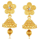 Sukkhi Stylish Jalebi 4 String Gold Plated Necklace Set For Women