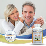 Dr. Tobias Multivitamin & Mineral Plus Enzymes - Enhanced Bioavailability - With Wholefoods & Herbal Ingredients - Rich in B Vitamins & C - Non-GMO