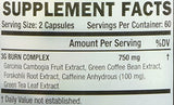 3G-BURN Extreme Fat Burner for Rapid Weight Loss - Pharmaceutical Grade Thermogenic Diet Pills Made with Garcinia Cambogia, Green Coffee, Forskolin and Green Tea. 120 Capsules.