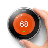 Nest Learning Thermostat, 3rd Generation, Works with Amazon Alexa