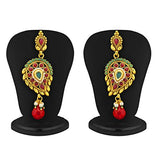 Sukkhi 3 Strings One Sided Mango Design Gold Plated Antique Necklace Set for Women