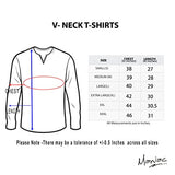 Maniac Men's Full Sleeve V-Neck Tshirts Combo Pack of 3