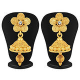 Sukkhi Marvellous Jalebi 4 String Gold Plated Necklace Set For Women