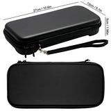 Protective Case for Nintendo Switch with Screen Protectors, FineGood EVA Carrying Case with 2 Pcs Anti-scratch Tempered Glass Protective Films for Switch 2017