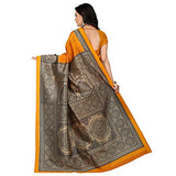 E-VASTRAM Womens Art Mysore Printed Silk Saree (NS5A_yellow)