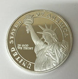 Donald Trump 2016 Silver Plated Presidential Liberty Replica Coin