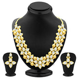 Sukkhi Exotic Gold Plated Kundan Necklace Set For Women