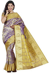 RR Women's Resham Silk Powerloom Saree (RR-BBB002-MAGENTHA)