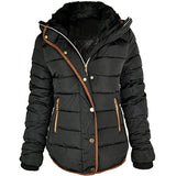 Fashion Thirsty Women's Quilted Hooded Winter Puffer Coat 6 Black