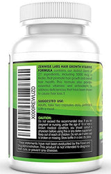Hair Growth Vitamins Supplement - 5000mcg of Biotin & DHT Blocker for Hair Loss and Baldness - Contains Vitamins That Stimulate Hair Growth & Shine for Men and Women - 120 Pills for 2 Month Supply
