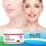 INLIFE Saffron Fairness Cream, Paraben Free - 100 g