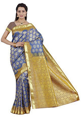 RR Women's Resham Silk Powerloom Saree (RR-CBB001-VIOLET)