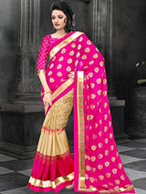 Trendz Cotton Silk saree(TZ_Nakshtra_Pink)