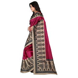 e-VASTRAM Women's Mysore Art Silk Saree (NS8A_Pink)