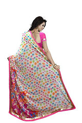 Trendz Georgette Multi Colour Saree(TZ_Dhuleti)