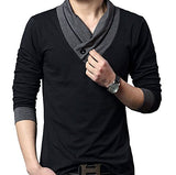 Seven Rocks Men's V-Neck Cotton Tshirt "V-Neck Tshirt"(Large)