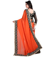 Panchratna Women's Faux Georgette Saree