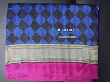 Glory Sarees Women's Bhagalpuri Silk Saree (kalapi24_Blue)