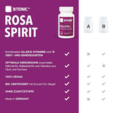 B!TONIC Vitamin-B Komplex vegan mit 19 Obst und Gemüse Extrakten | Bio-Qualität | B1, B2, B3 Niacin, B5 Pantothensäure, B6, B7 Biotin, B9 Folsäure, B12 gegen Müdigkeit und Erschöpfung | Stärkung des Immunsystems l 60 Kapseln
