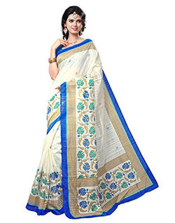 E-Vastram Women's Saree (ANGOORI5_BeigeFree Size)