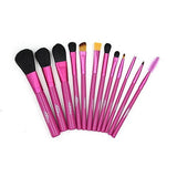 House of Quirk Cosmetic Makeup Natural Professional Brushes Set or Kit - 12Pcs With Tin Storage Container (PINK)