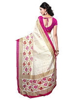 E-Vastram Women's Other Saree (ANGOORI6_Beige_Free Size)