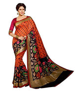 Sky Global Women's Multi Colour Bhagalpuri Silk Saree with Unstitched Blouse (Multi Colour_Silk_Saree_1138)