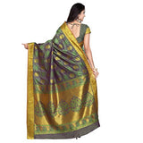 Varkala Silk Sarees Women's Art Silk Kanchipuram Saree(JB9101SGV_Dark Pista Green)
