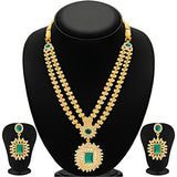 Sukkhi Exquitely Gold Plated AD Necklace Set for Women