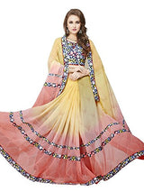 Panchratna Women'S black and cream georegette and net ethnic saree...