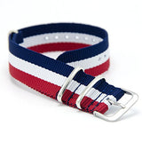 CIVO Armbanduhr BANDS NATO Premium Ballistic Nylon Uhrenarmband Edelstahl Schnalle 18 mm 20 mm 22 mm mit Top SPRING BAR Werkzeug und 4 Spring Bars Bonus